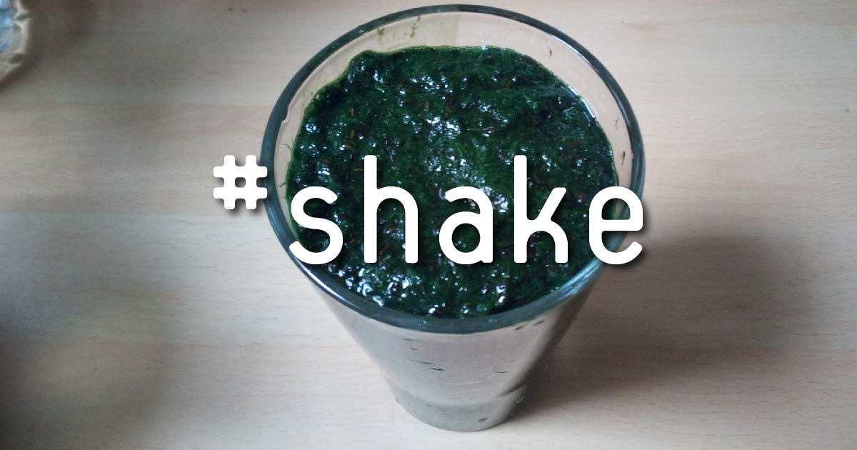 Current shake: Kale and spirulina